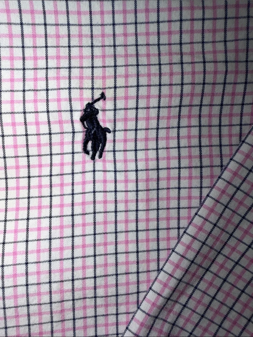 Ralph Lauren Boys Pink & Blue Micro-Check Button-Down Shirt